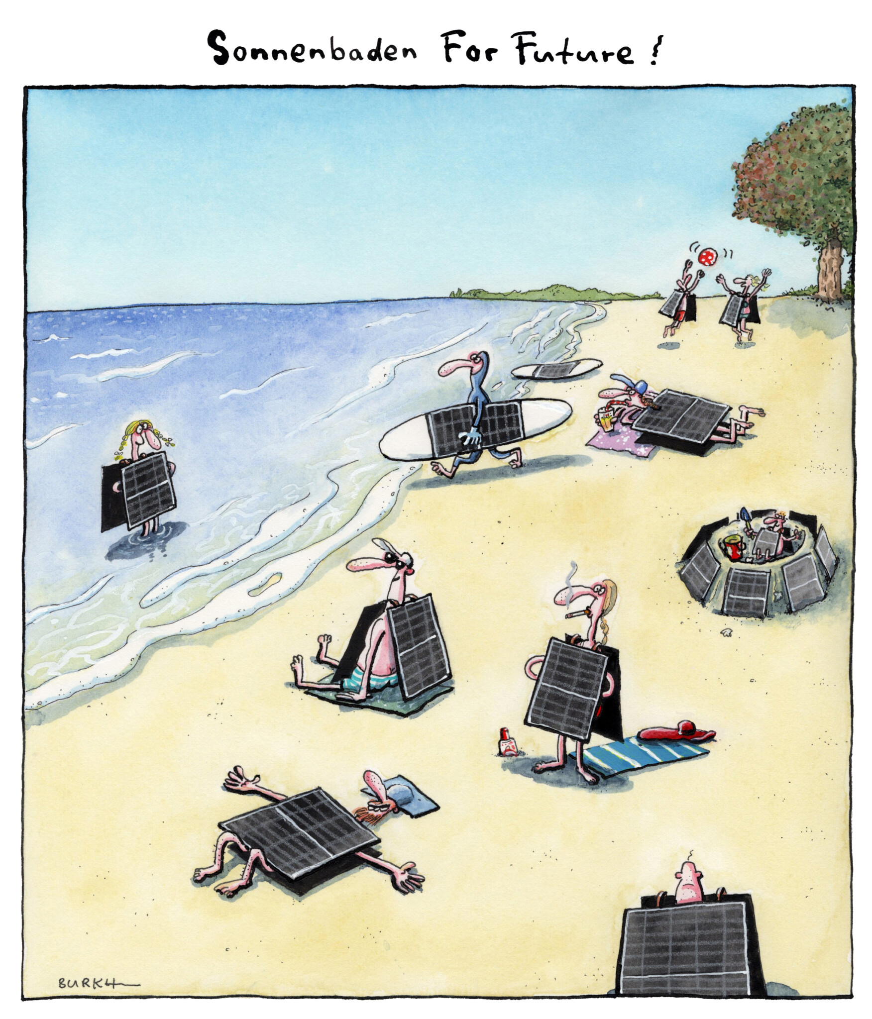 In der Caricatura-Galerie für komische Kunst läuft die Ausstellung „Die Zukunft der Cartoons“