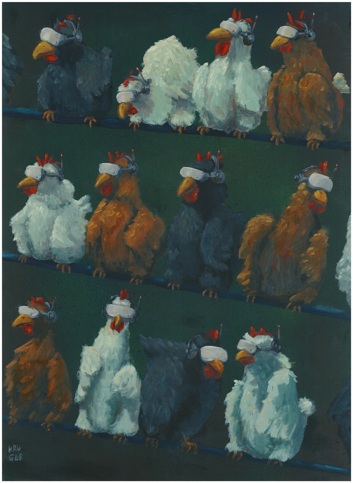 In der Caricatura-Galerie für komische Kunst in Kassel ist die Ausstellung „Die Zukunft in Cartoons“ zu sehen.