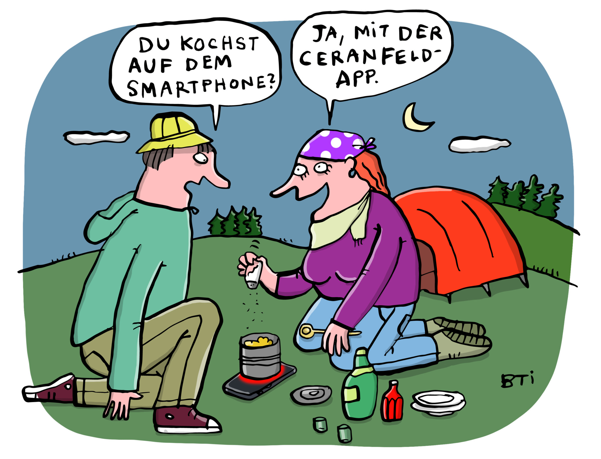 In der Caricatura-Galerie für komische Kunst in Kassel ist die Ausstellung „Die Zukunft in Cartoons“ zu sehen.