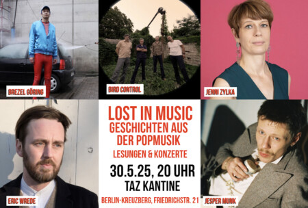 Plakat für die Berlin-Ausgabe von Lost In Music im Mai 2025 in Berlin