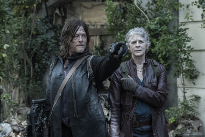 Neue Abenteuer im royalen Spanien: Daryl und Carol in Staffel 3 der Zombieserie „The Walking Dead: Daryl Dixon“.
