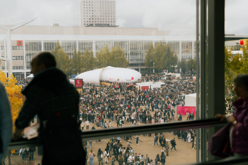 Das Gelände der Frankfurter Buchmesse
