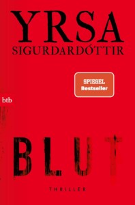 Die besten Krimis im November 2025: Buchcover „Blut“ von Yrsa Sigurdardóttir