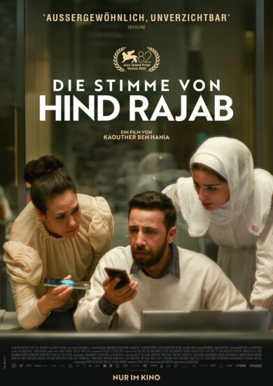 Die Mitarbeitenden des Palästinensischen Roten Halbmonds erhalten einen Notruf aus Gaza. Das Dokudrama „Die Stimme von Hind Rajab“ läuft jetzt im Kino.