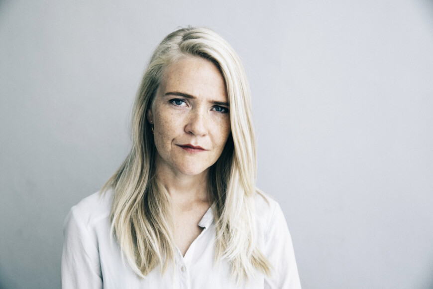 Portraitfoto Kristín Eiríksdóttir, die den Roman „Der Film“ veröffentlicht