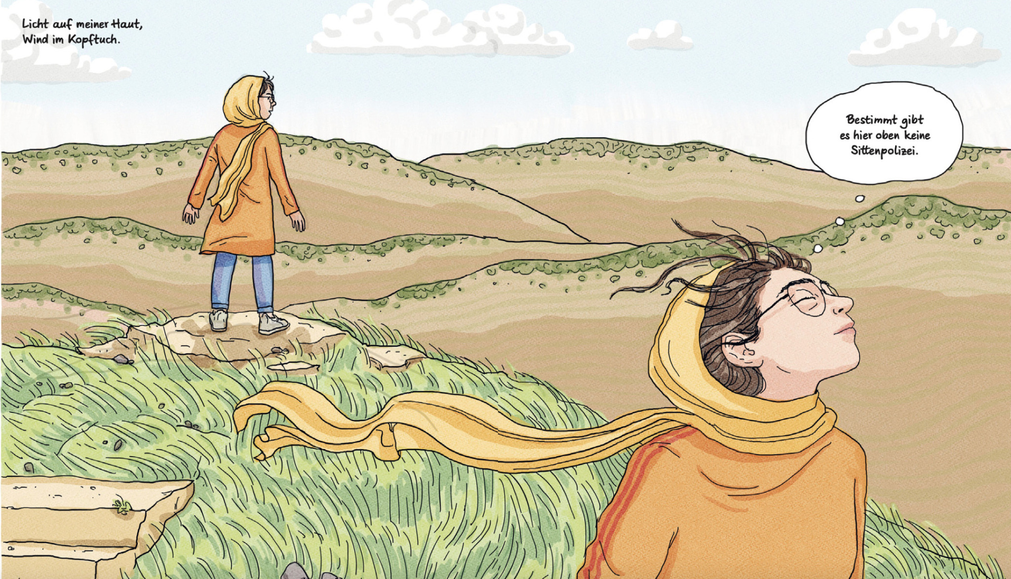 Mit „Wind im Kopftuch“ veröffentlicht die Deutsch-Iranerin Roya Soraya eine autobiografische Graphic Novel