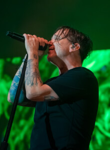 Billy Talent Frontsänger bei seiner performance auf dem Hurricane Festival.
