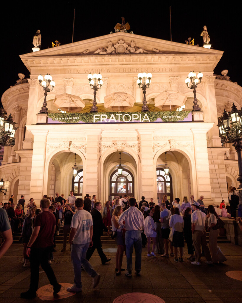 Das Fratopia Festival findet in der Alten Oper statt.