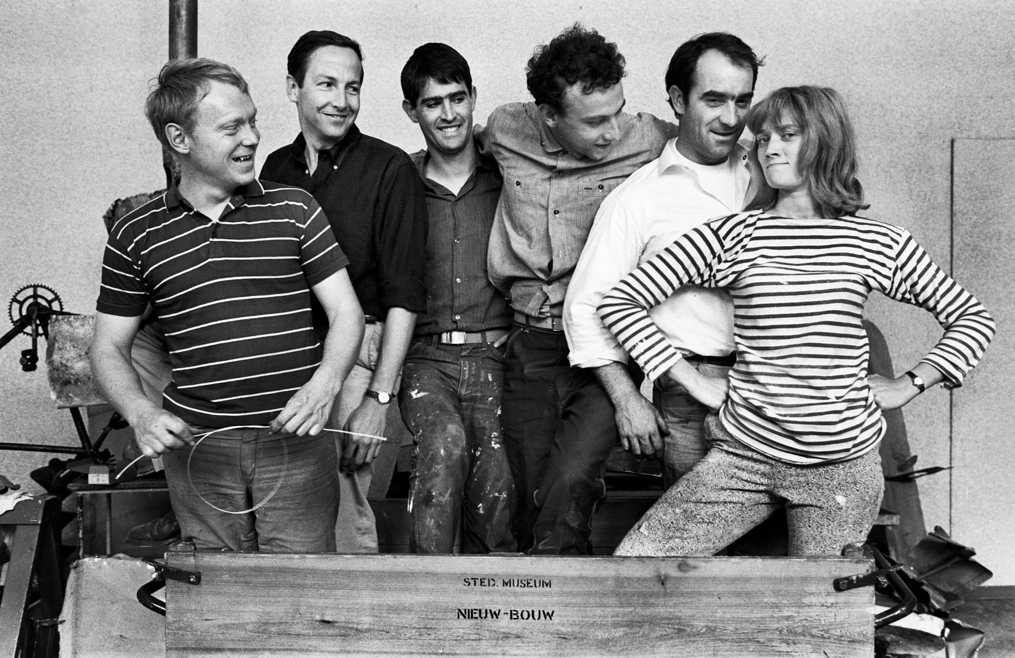 Per Olof Ultvedt, Robert Rauschenberg, Martial Raysse, Daniel-Spoerri, Jean-Tinguely, Niki de Saint Phalle 1962